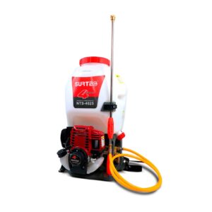 Mochila Pulverizadora de 4 Tiempos: Pulverizadora de alta capacidad y rendimiento, equipada con motor de 4 tiempos, ideal para aplicaciones de pesticidas y fertilizantes en grandes áreas. Su motor eficiente proporciona mayor autonomía y potencia, mientras que su diseño de mochila garantiza comodidad durante su uso prolongado.